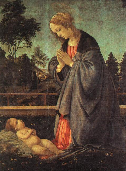 The Adoration of the Child, Filippino Lippi